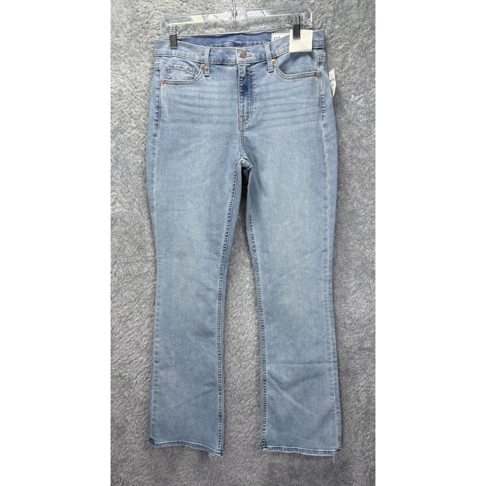 NEW Gap Womens 30/10 Baby Boot Jeans Light Wash Mid Rise Bootcut Stretch Regular